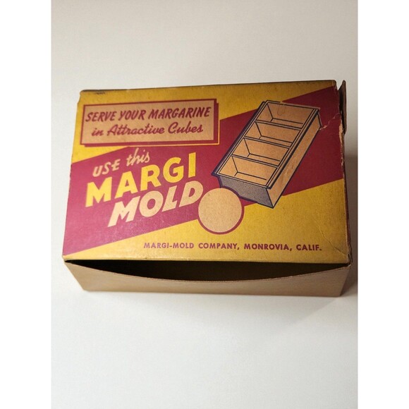 Vintage Margi Mold Margarine Butter Cuber Press New in Box Monrovia CA 1950s - Picture 2 of 6